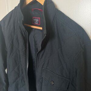 UNTUCKit Quilted Jacket Navy Blue Lightweight - Size Medium M